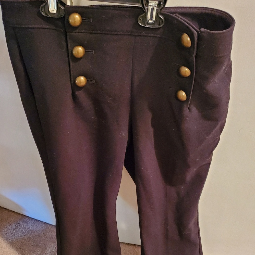 Express beautiful heavy black bell pants